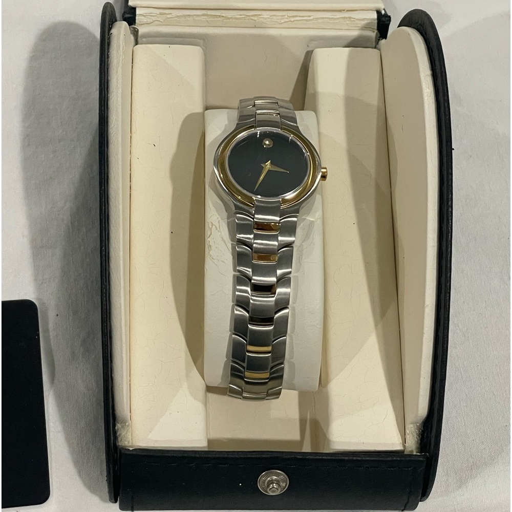 MOVADO MUSEUM WATCH MODEL 81 G4 1852 SAPPHIRE CRYSTAL USED